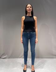 kalın biyeli fitilli atlet siyah